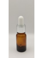 FRASCO CUENTAGOTAS 10ML DIN18 ÁMBAR T/ORO Y PLATA