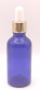 FRASCO CUENTAGOTAS 100ML AZUL DIN 18 T/ORO O PLATA