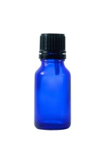 FRASCO ROSCA 30ML AZUL DIN 18 T/NEGRA O BLANCA GOTEADORA