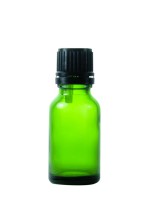 FRASCO ROSCA 10ML VERDE DIN 18 T/NEGRO O BLANCA GOTEADORA