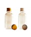 FRASCO ROSCA 10ML DIN18 TRANSPARENTE  T/NEGRO, PLATEADO Y DORADO