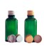 FRASCO ROSCA 30ML VERDE DIN 18 T/ORO, PLATA O NEGRA