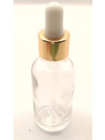 FRASCO CUENTAGOTAS 10ML TRANSPARENTE T/ORO O PLATA