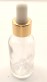 FRASCO CUENTAGOTAS 30ML TRANSPARENTE DIN 18 T/ORO O PLATA