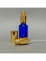 FRASCO VAPORIZADOR SPRAY 15ML AZUL TAPA ORO O PLATA