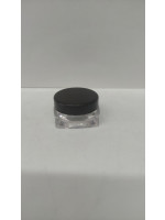 TARRO MINI 3ML TRANSPARENTE T/NEGRA 