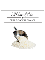 CERA ABEJA BLANCA VIRGEN NATURAL